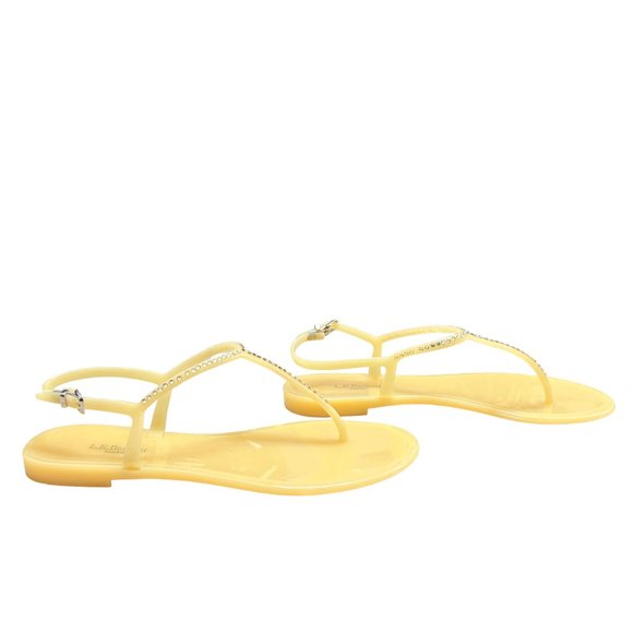 L.K. Bennett London Lola thong jelly sandals women's size 8.5 / 39 - Picture 2 of 7